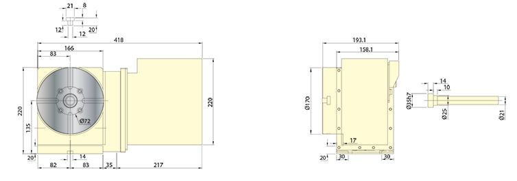 浙江滾齒凸輪浙江分度盤尺寸圖