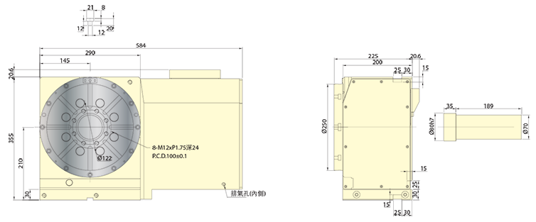 浙江滾齒凸輪浙江分度盤尺寸圖
